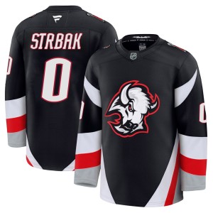 Maxim Strbak Men's Fanatics Buffalo Sabres Premium Black Alternate Jersey