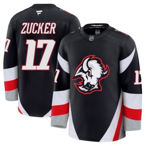 Jason Zucker Men's Fanatics Buffalo Sabres Premium Black Alternate Jersey
