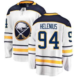 Konsta Helenius Men's Fanatics Branded Buffalo Sabres Breakaway White Away Jersey