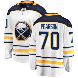 Tanner Pearson Men's Fanatics Branded Buffalo Sabres Breakaway White Away Jersey