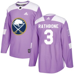 Jack Rathbone Youth Adidas Buffalo Sabres Authentic Purple Fights Cancer Practice Jersey