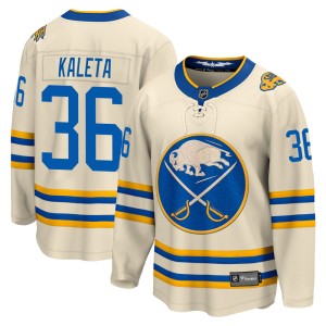 Patrick Kaleta Men's Fanatics Branded Buffalo Sabres Breakaway Cream 2022 Heritage Classic Jersey