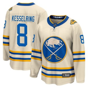 Michael Kesselring Men's Fanatics Branded Buffalo Sabres Breakaway Cream 2022 Heritage Classic Jersey