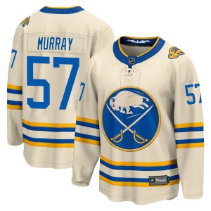 Brett Murray Men's Fanatics Branded Buffalo Sabres Breakaway Cream 2022 Heritage Classic Jersey