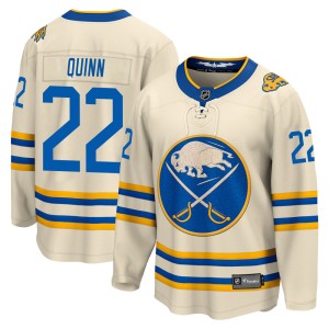 Jack Quinn Men's Fanatics Branded Buffalo Sabres Breakaway Cream 2022 Heritage Classic Jersey