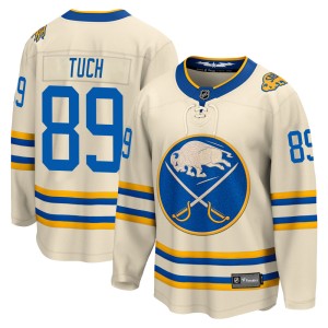 Alex Tuch Men's Fanatics Branded Buffalo Sabres Breakaway Cream 2022 Heritage Classic Jersey