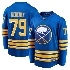 Viktor Neuchev Youth Fanatics Branded Buffalo Sabres Premier Royal Breakaway Home Jersey