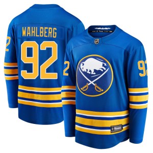 Anton Wahlberg Youth Fanatics Branded Buffalo Sabres Premier Royal Breakaway Home Jersey